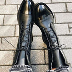 Kora | Women’s Cap-Toe Slender Lace-Up Mid-Calf Ankle Boots