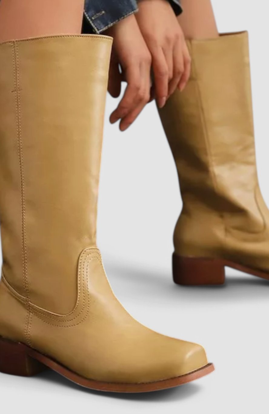 Remi | Women’s Square Toe Pull-On Western Mid-Calf Boots