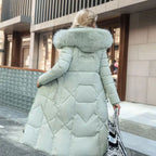 Bianca | Women’s Hooded Long Quilted Puffer Parka