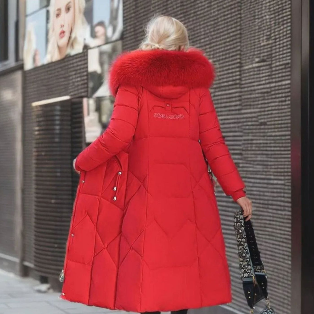 Bianca | Women’s Hooded Long Quilted Puffer Parka