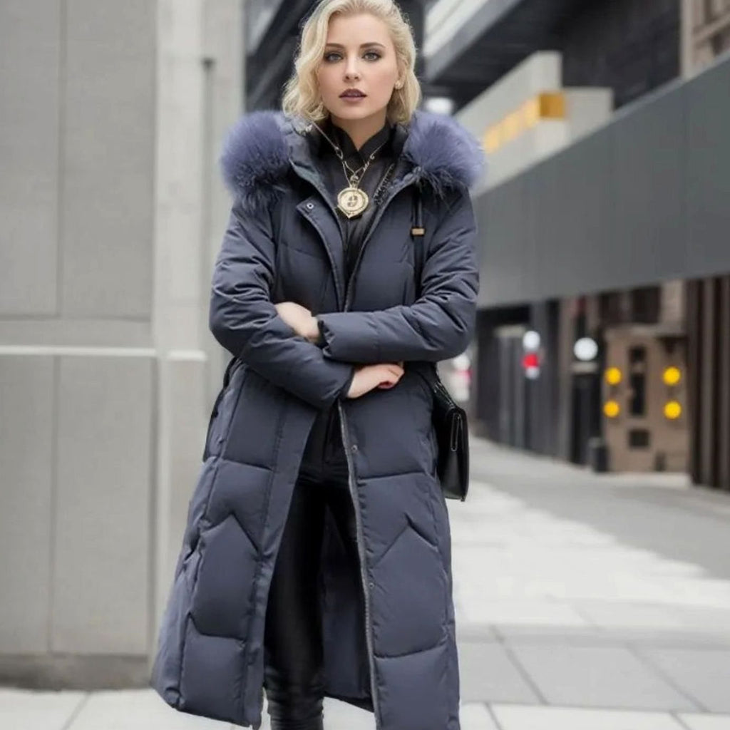 Bianca | Women’s Hooded Long Quilted Puffer Parka