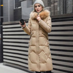 Bianca | Women’s Hooded Long Quilted Puffer Parka