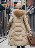 Bianca | Women’s Hooded Long Quilted Puffer Parka