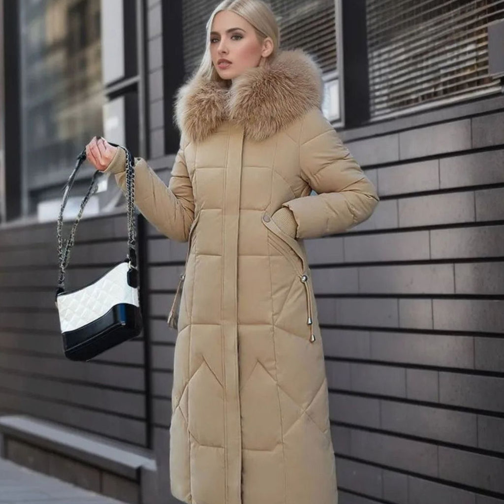 Bianca | Women’s Hooded Long Quilted Puffer Parka