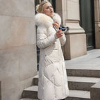 Bianca | Women’s Hooded Long Quilted Puffer Parka