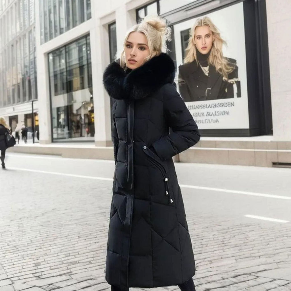 Bianca | Women’s Hooded Long Quilted Puffer Parka