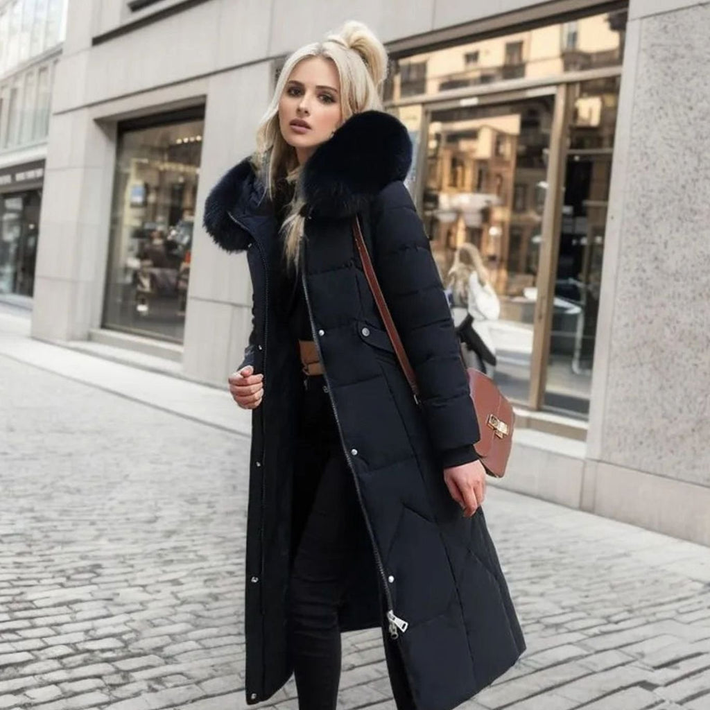 Bianca | Women’s Hooded Long Quilted Puffer Parka