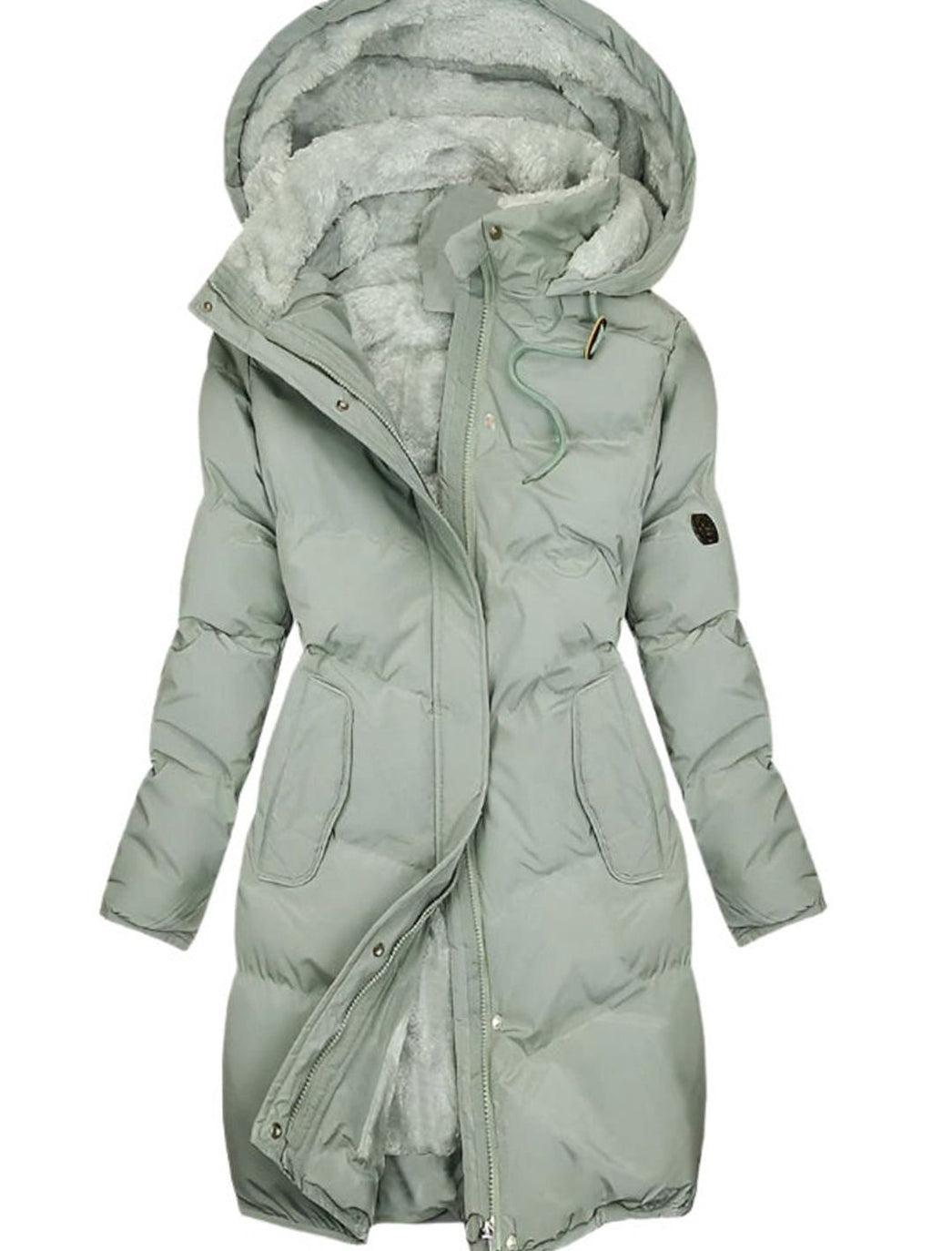 Nora | Women’s Hooded Lined Long Quilted Parka