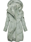Nora | Women’s Hooded Lined Long Quilted Parka