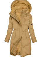 Nora | Women’s Hooded Lined Long Quilted Parka