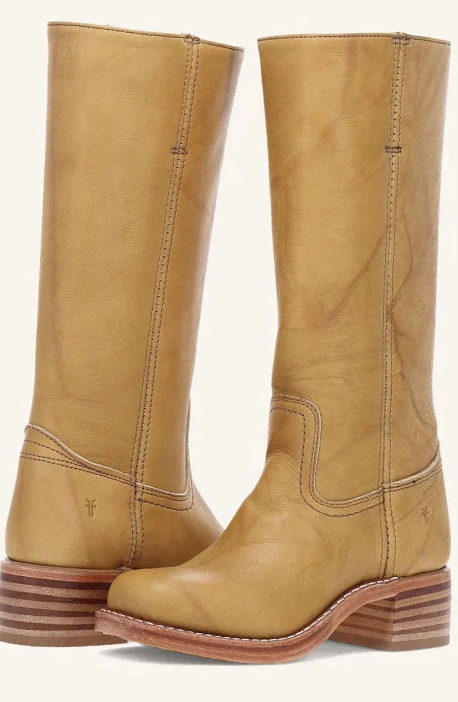 Sierra | Women’s Contrast-Stitched Leather Tall Riding Boots