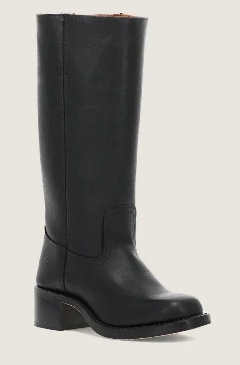 Sierra | Women’s Contrast-Stitched Leather Tall Riding Boots