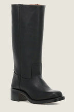 Sierra | Women’s Contrast-Stitched Leather Tall Riding Boots