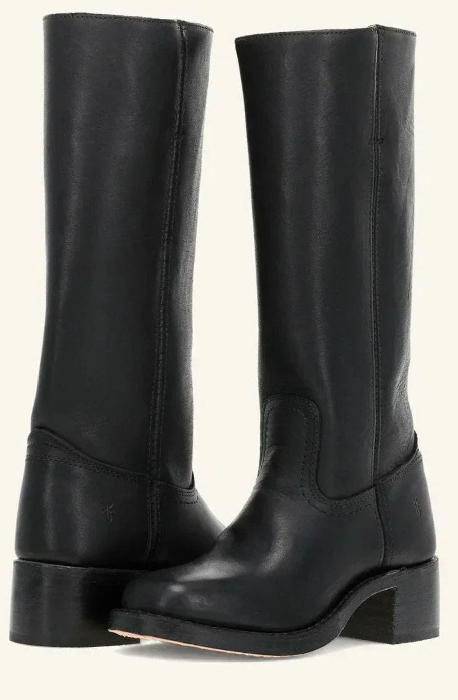 Sierra | Women’s Contrast-Stitched Leather Tall Riding Boots