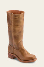 Sierra | Women’s Contrast-Stitched Leather Tall Riding Boots