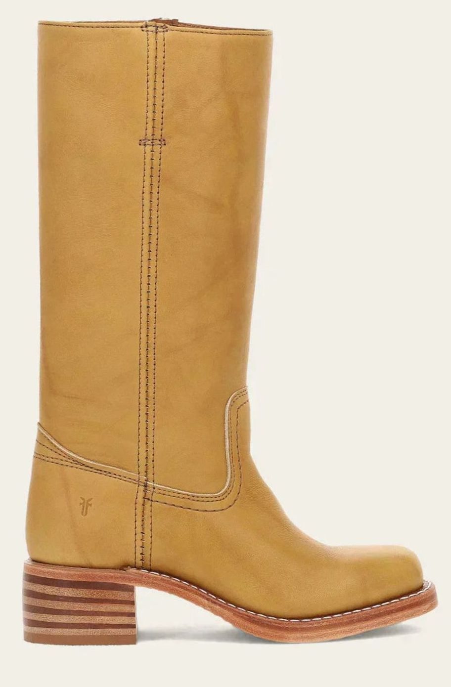 Sierra | Women’s Contrast-Stitched Leather Tall Riding Boots