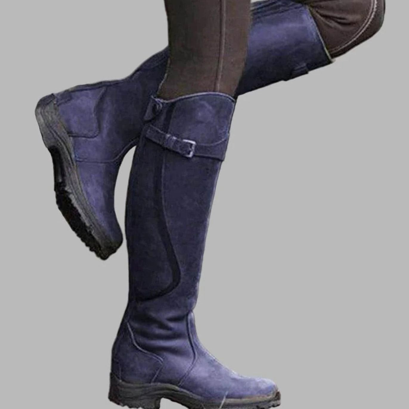 Dakota | Women’s Waterproof Leather Buckle Knee-High Country Riding Boots