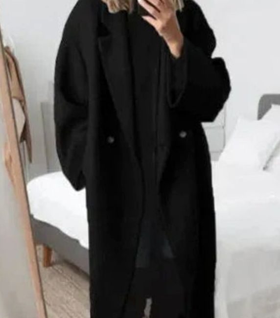 Freya | Women’s Oversized Drop-Shoulder Wool-Blend Longline Overcoat