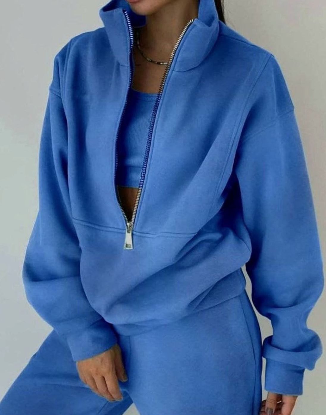 Sloane | Women’s Half-Zip Fleece Sweatshirt & Jogger Set