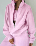 Sloane | Women’s Half-Zip Fleece Sweatshirt & Jogger Set