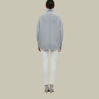 Sora | Women’s Oversized Funnel-Neck Drop-Shoulder Knit Sweater