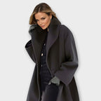 Margot | Women’s Oversized Shawl Collar Wide Sleeve Swing Coat