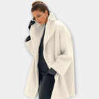 Margot | Women’s Oversized Shawl Collar Wide Sleeve Swing Coat