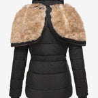 Kira | Women’s Faux-Fur Hooded Cinched-Waist Puffer Parka Jacket