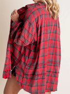Shirley | Women's Raw Edge Oversized Shirt - Jacket With Pockets