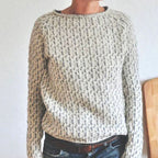 Astrid | Women’s Textured Speckled Crewneck Pullover Sweater