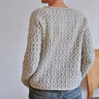 Astrid | Women’s Textured Speckled Crewneck Pullover Sweater