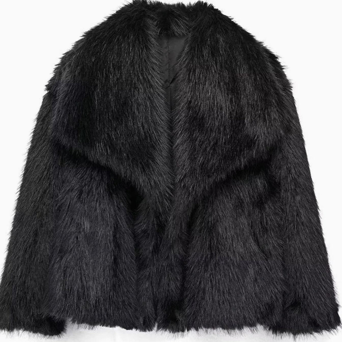 Stella | Women's Relaxed-Fit Open-Front Faux Fur Jacket