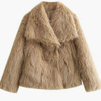Stella | Women's Relaxed-Fit Open-Front Faux Fur Jacket