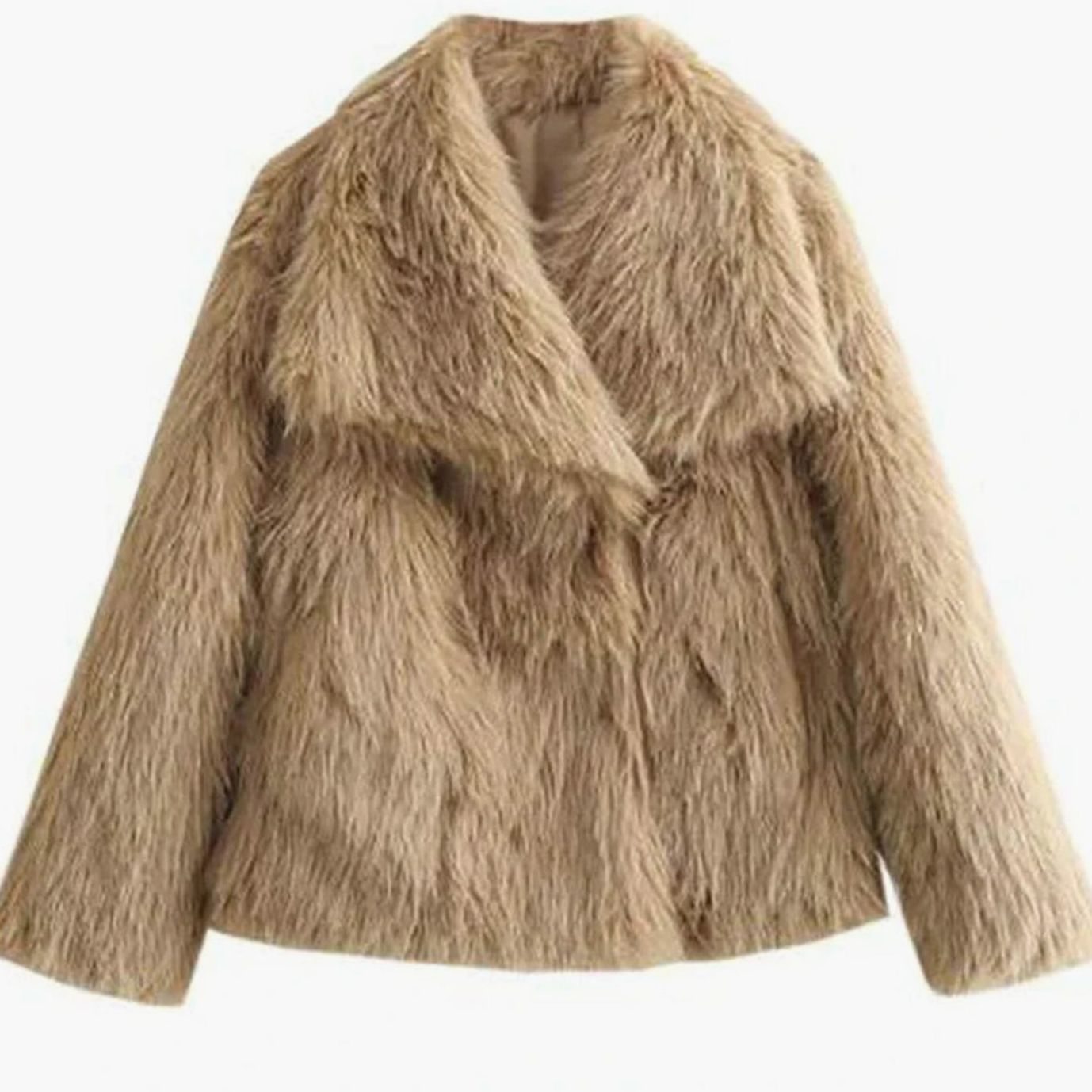 Stella | Women's Relaxed-Fit Open-Front Faux Fur Jacket