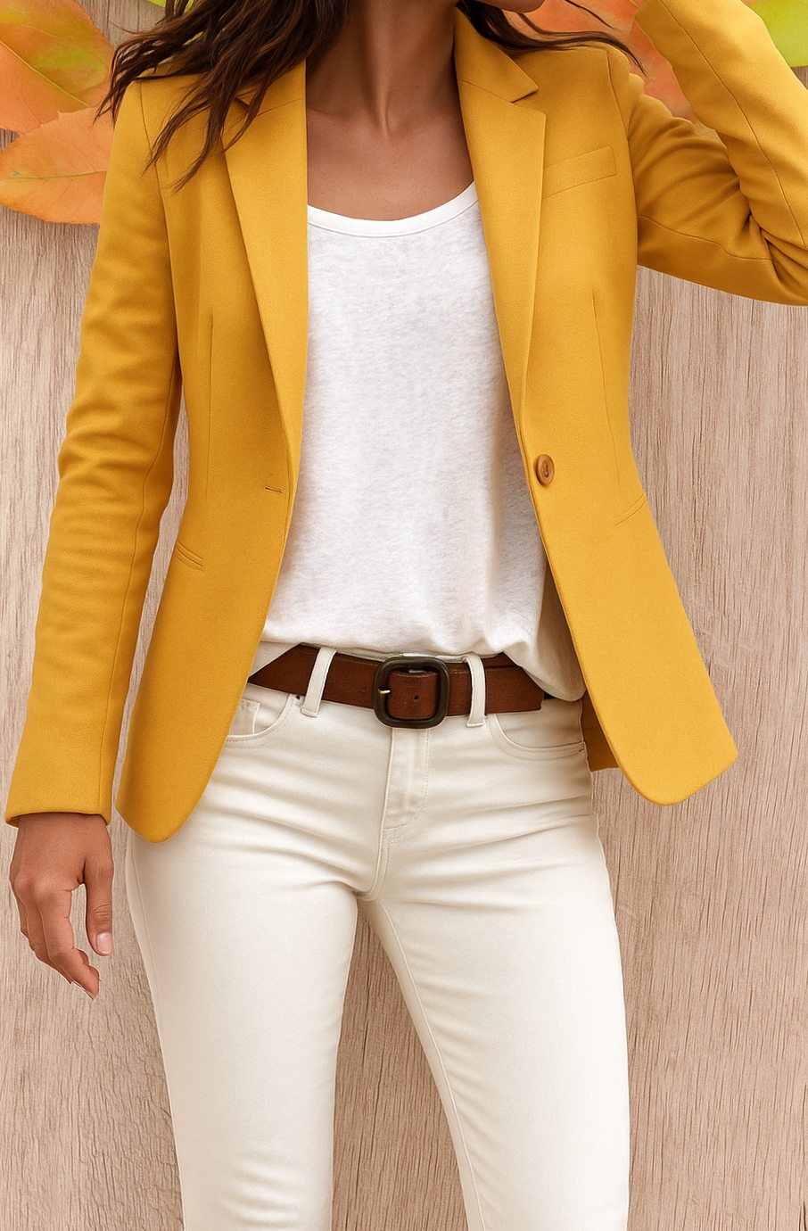 Valerie | Women’s Single-Button Tailored Slim-Fit Blazer