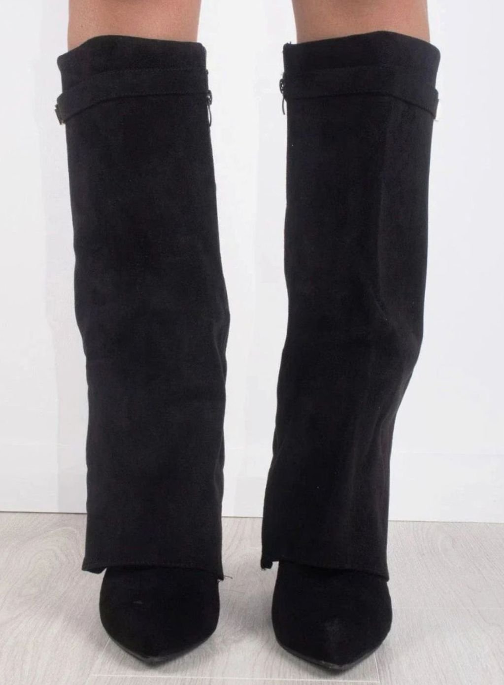 Sloane | Women’s Fold-Over Gaiter Pointed-Toe Knee-High Boots