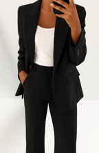 Camille | Women’s Single-Button Peak-Lapel Trouser Suit Set