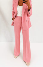 Camille | Women’s Single-Button Peak-Lapel Trouser Suit Set