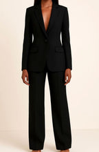 Camilla | Women’s Single-Button Blazer & Wide-Leg Pantsuit Set
