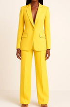 Camilla | Women’s Single-Button Blazer & Wide-Leg Pantsuit Set