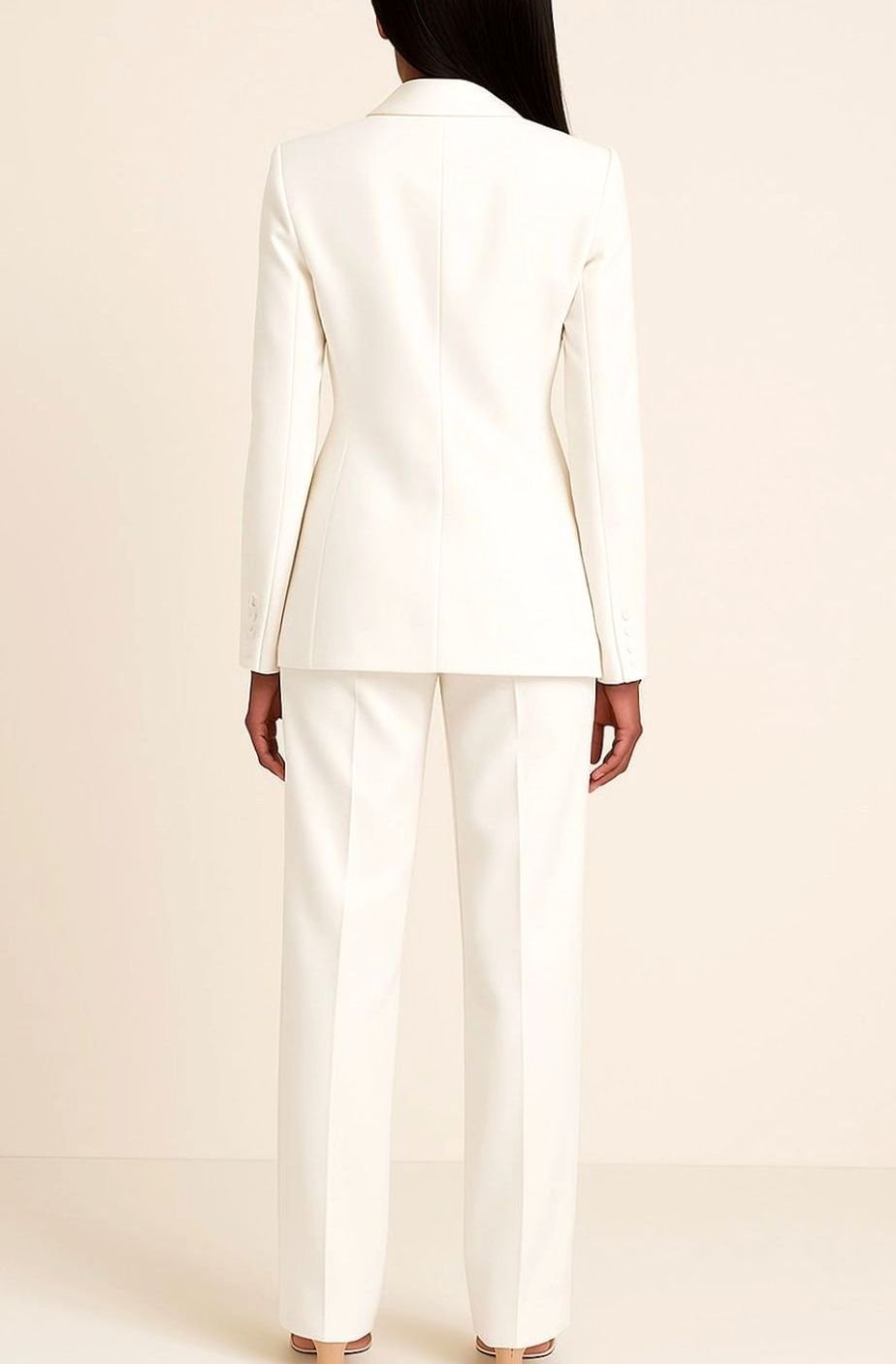 Camilla | Women’s Single-Button Blazer & Wide-Leg Pantsuit Set