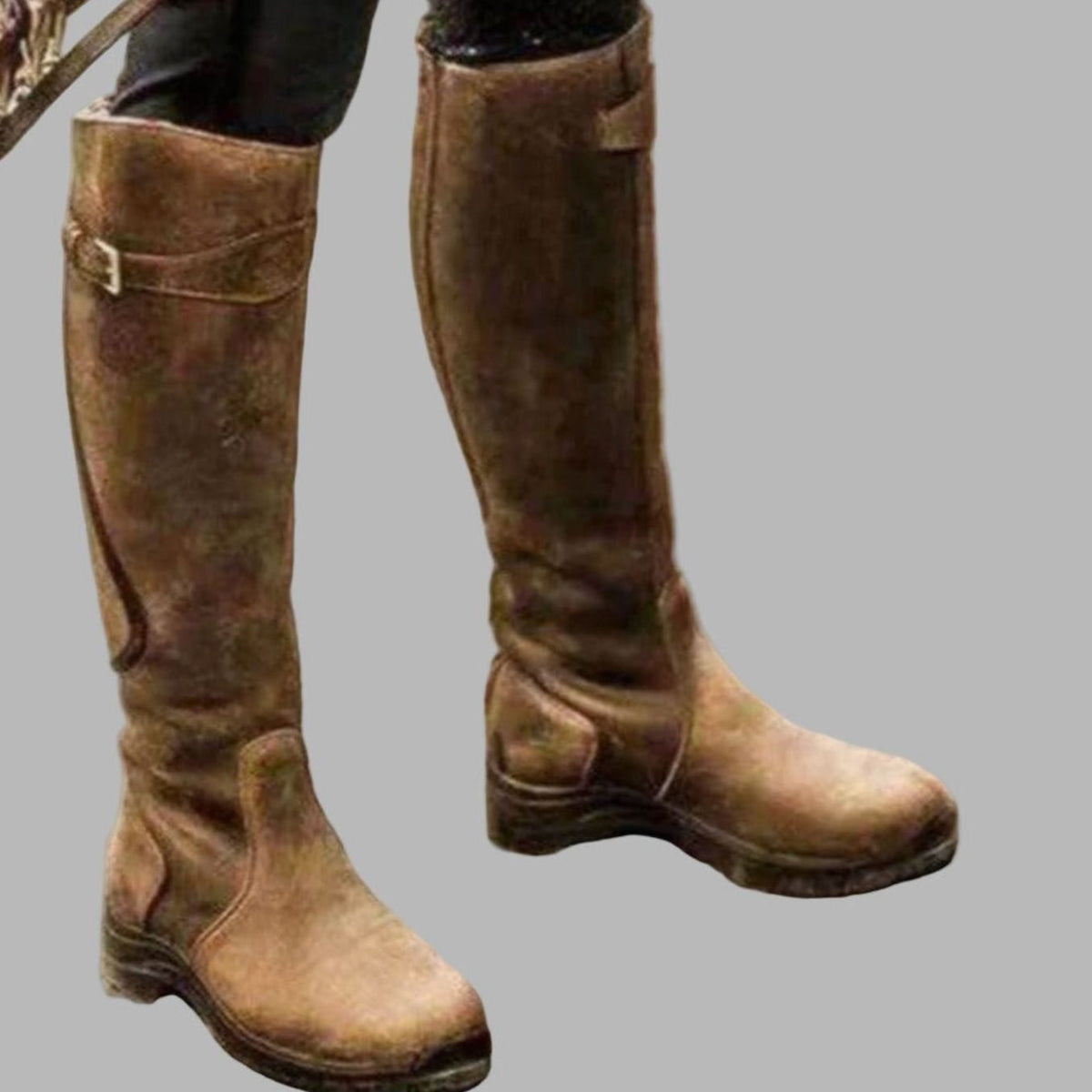 Sierra | Women’s Waterproof Leather Buckled Tall Country Riding Boots
