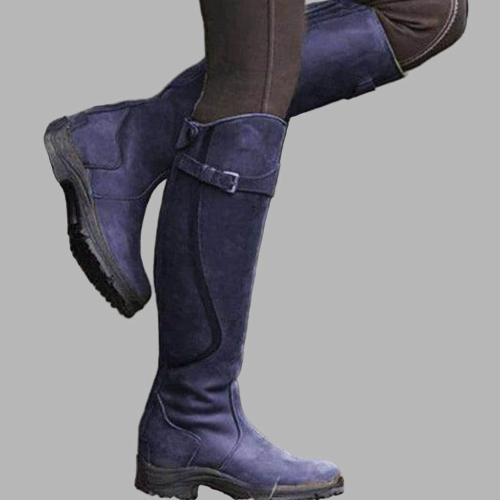 Sierra | Women’s Waterproof Leather Buckled Tall Country Riding Boots