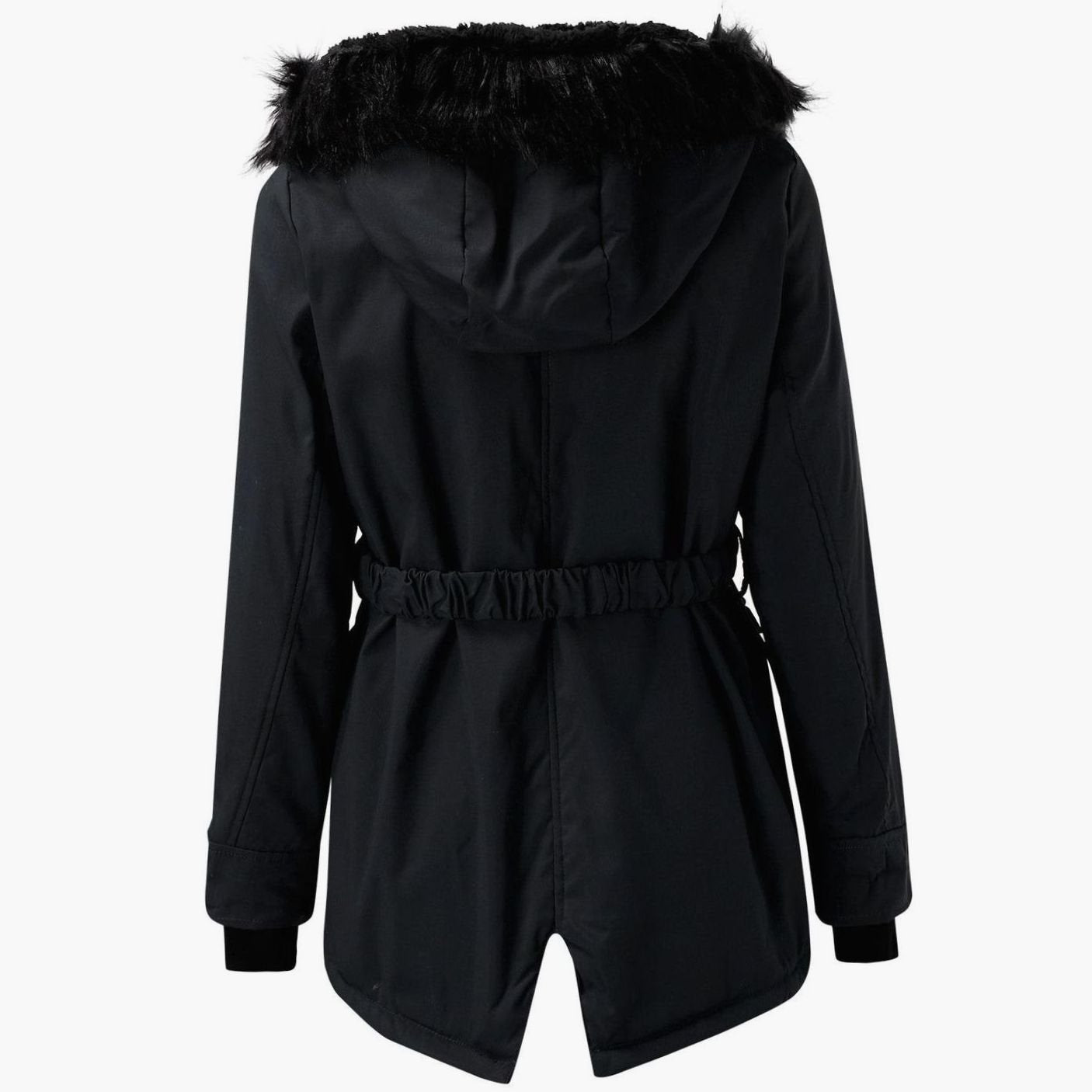 Astrid | Women’s Faux-Fur Hooded Drawstring Fleece-Lined Winter Parka