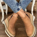 Kinsley | Women’s Platform Wedge Leather Ankle Boots