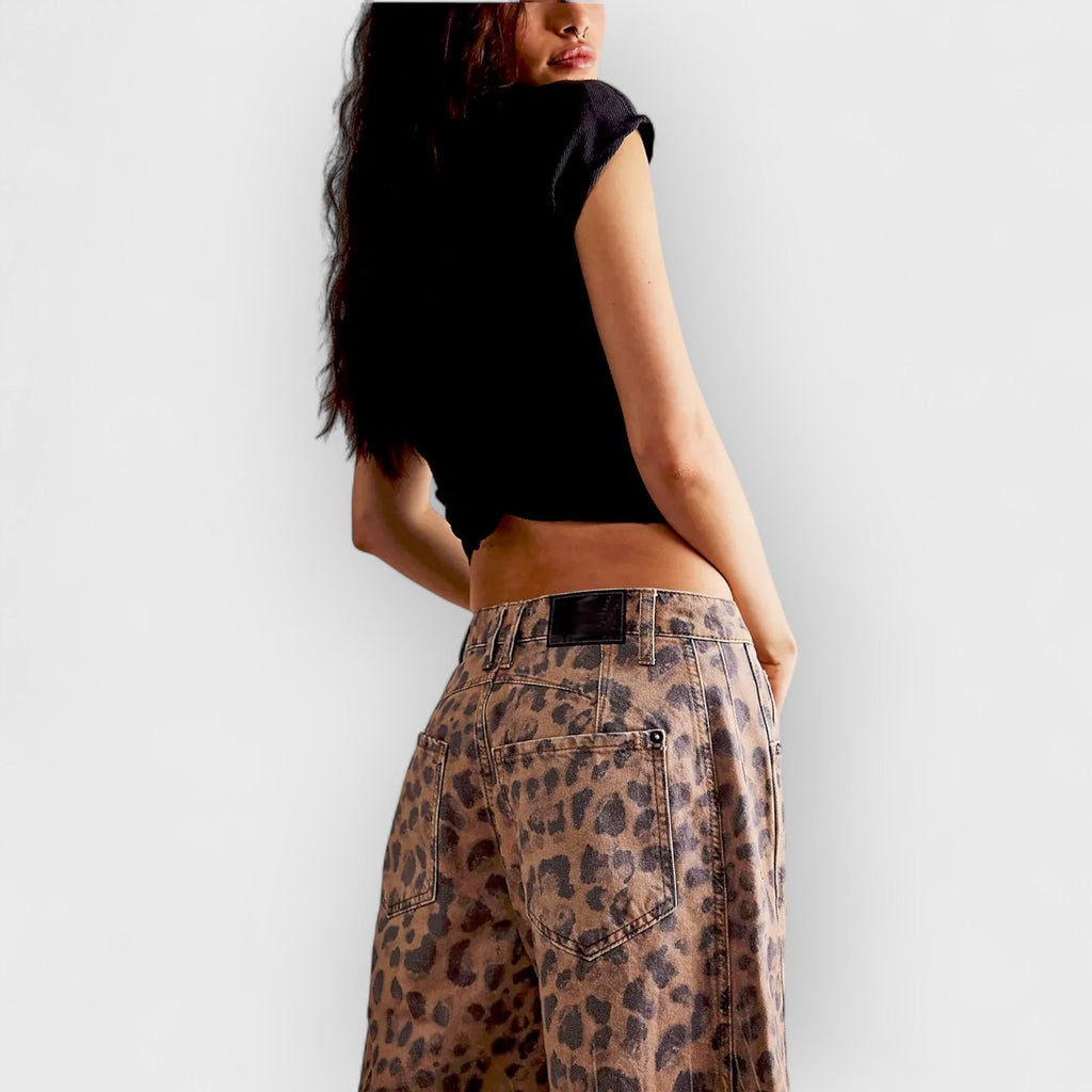 Zara | Stylish Leopard Jeans