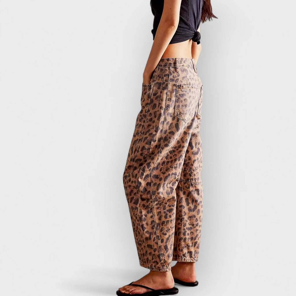Zara | Stylish Leopard Jeans