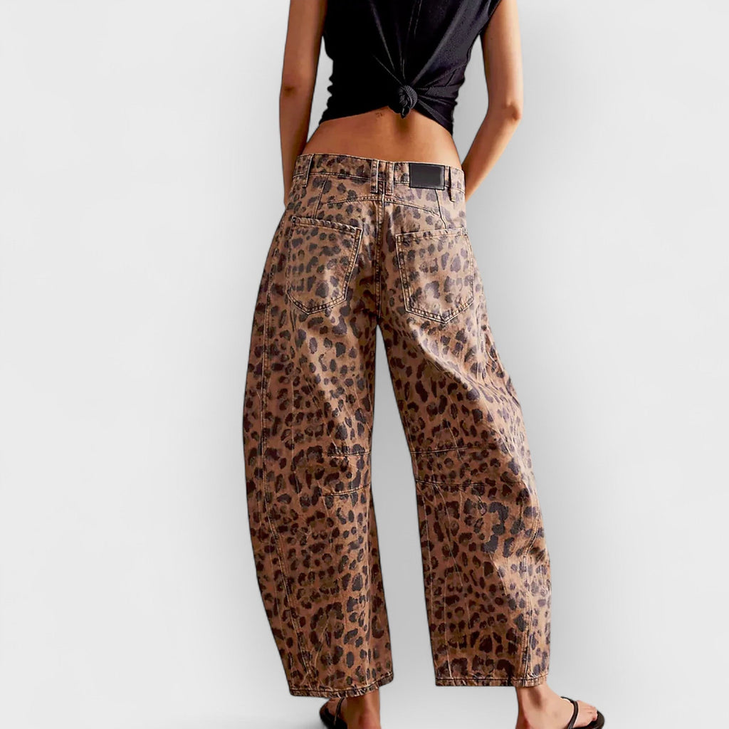 Zara | Stylish Leopard Jeans