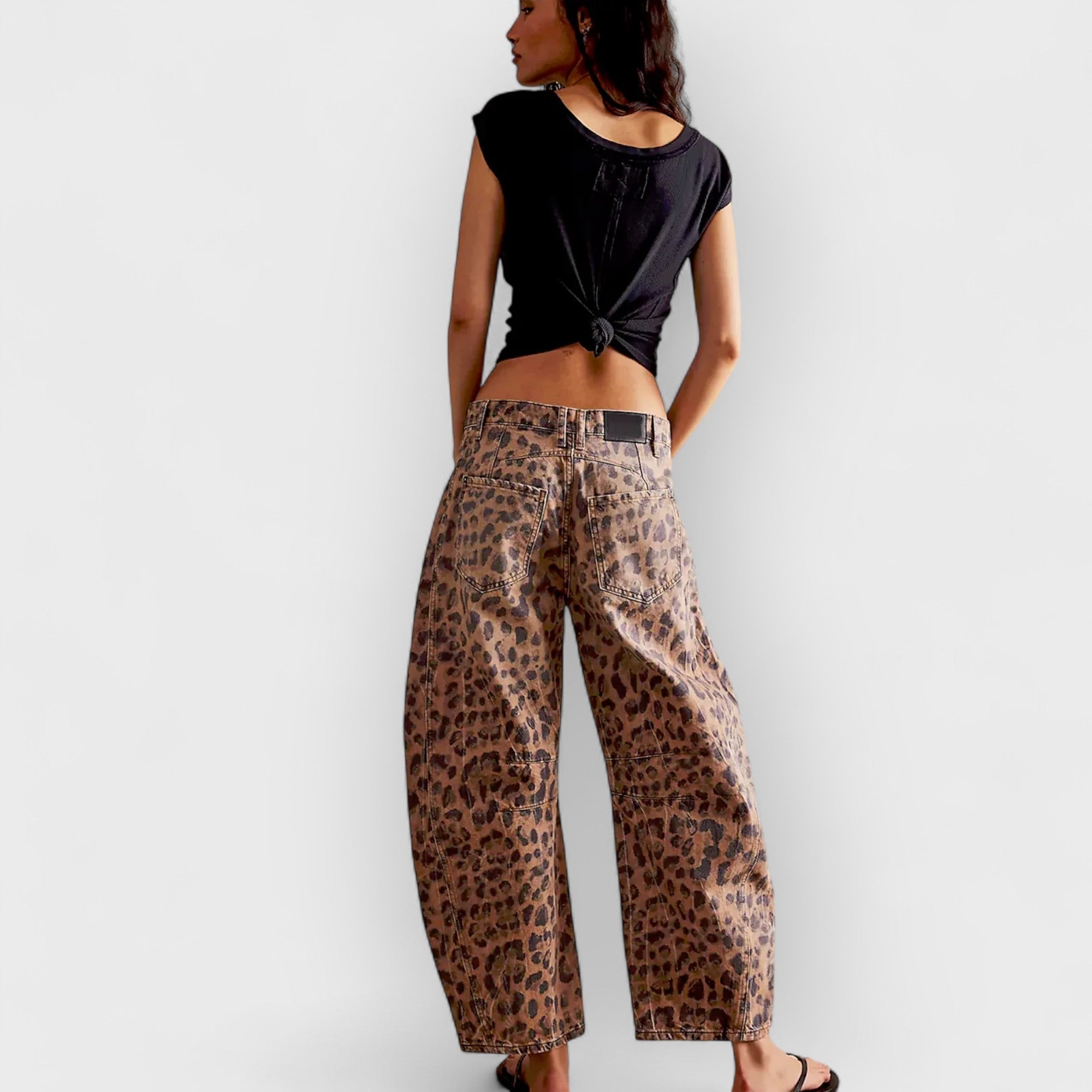 Zara | Stylish Leopard Jeans