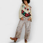 Zara | Stylish Leopard Jeans
